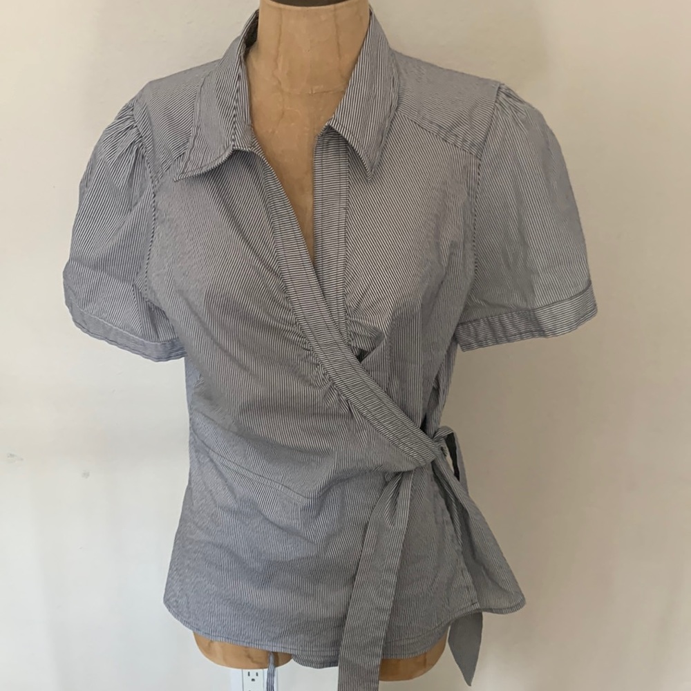 H&M wrap blouse